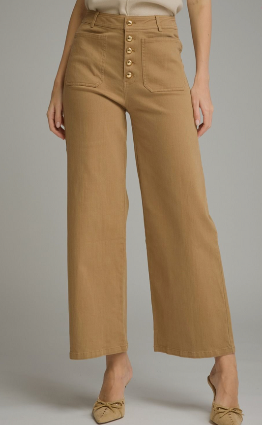 The Hollis Button Front Pants
