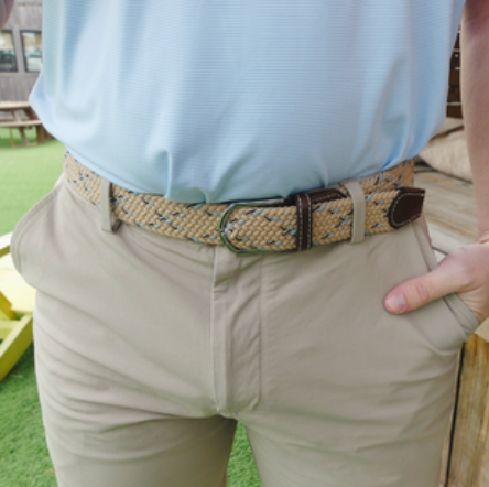 The Naples Woven Stretch Belt-Men's