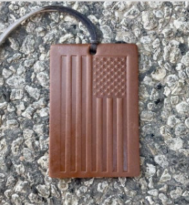 Rectangle Old Glory Air Flair:  Cowboy Cologne