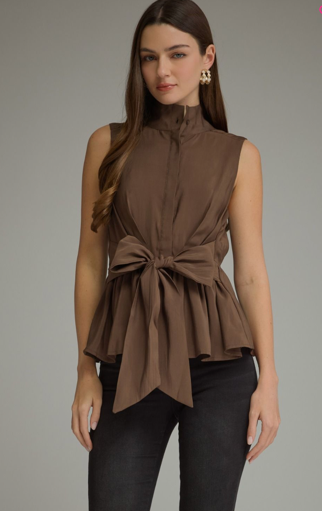 The Landry Tie Front Top