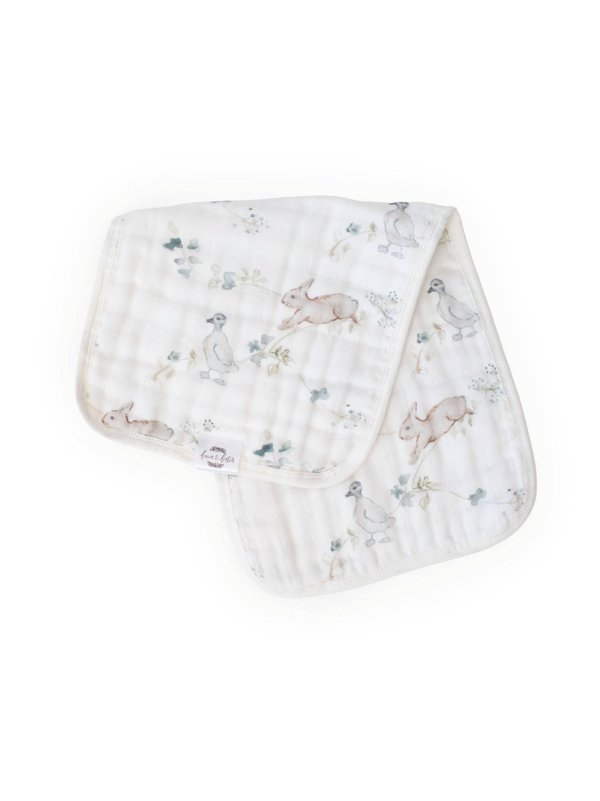 Organic Premium Oversized Absorbent Burp Cloths | Ivy Hollow