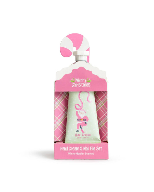 Wrapped in Ribbons Hand Cream and Nail File Sett - Winter Garden Scented