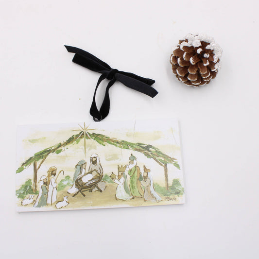Gathered at the Manger Ornament