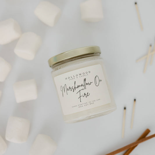 MARSHMALLOW ON FIRE Candle