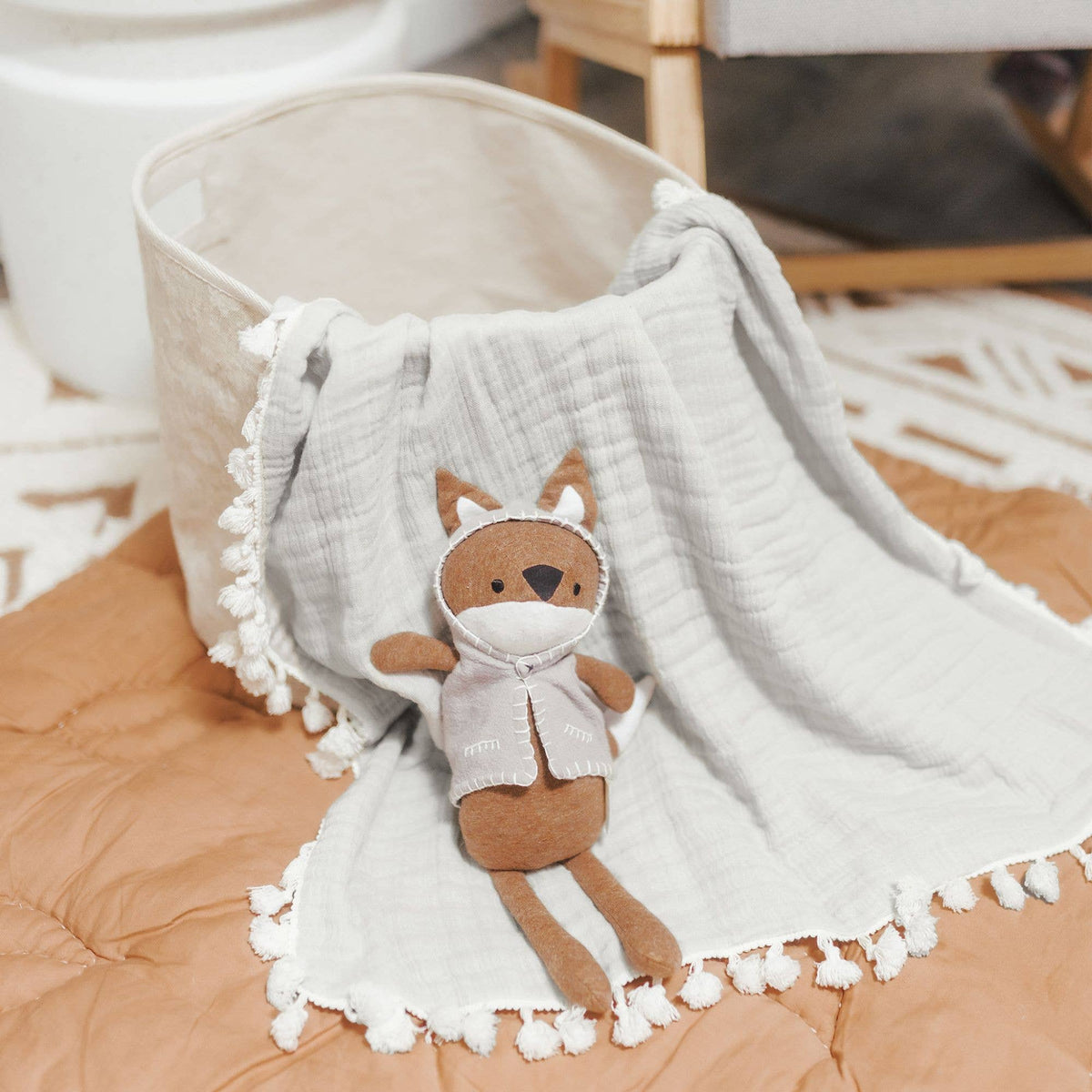 6 Layer Muslin Blanket Moonstone