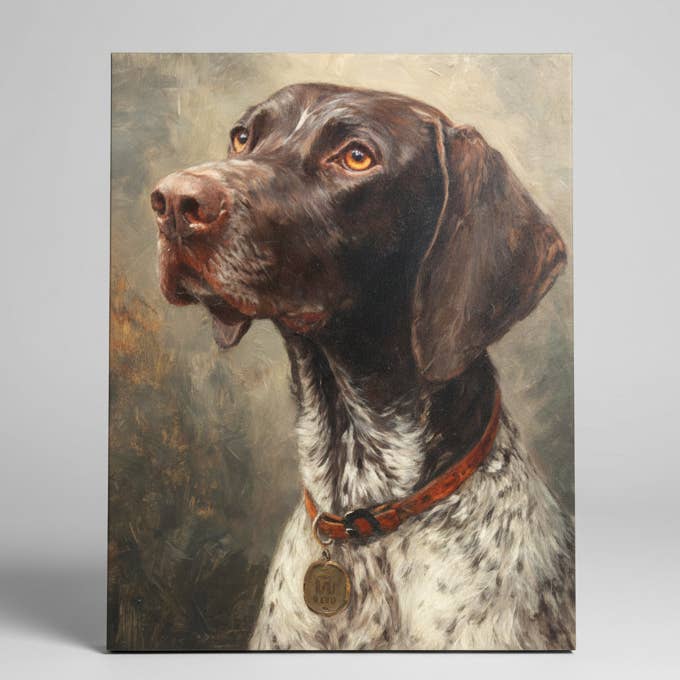 Hunting dog Canvas