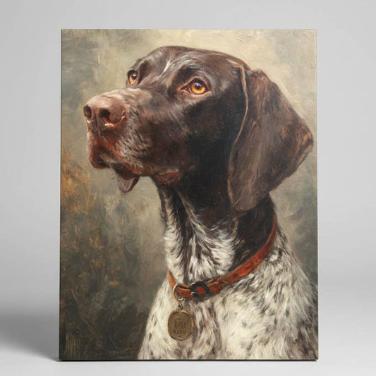Hunting dog Canvas