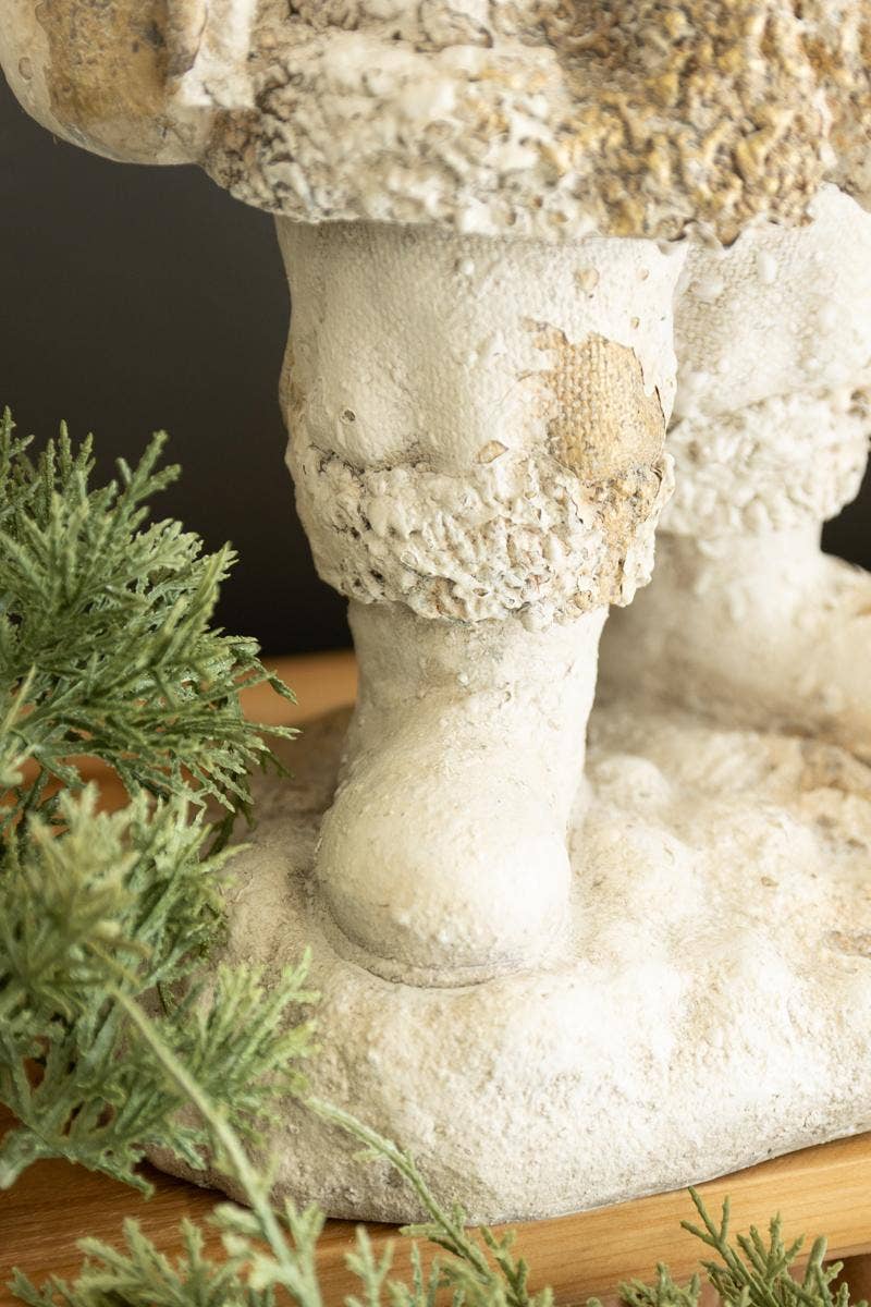 FAUX CONCRETE SANTA