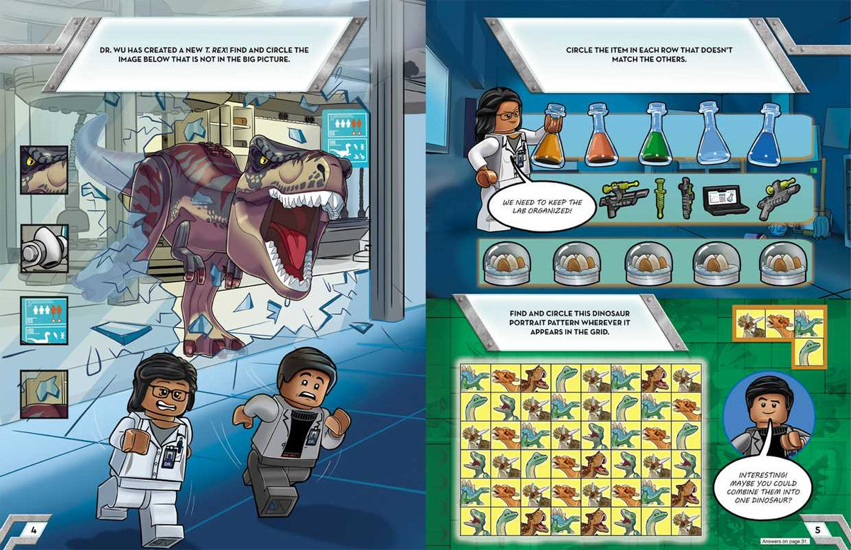 LEGO Jurassic World: Dino Lab Secrets by AMEET Publishing