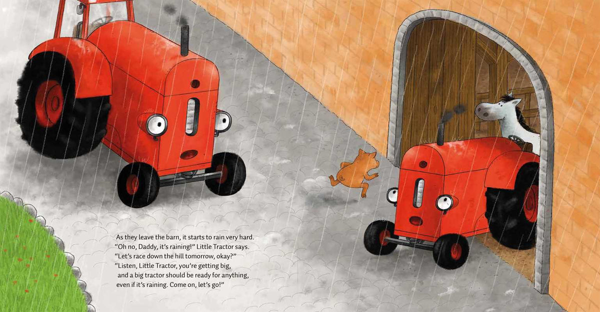Little Tractor Is Brave by Natalie Quintart