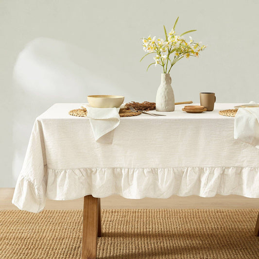 Corcovado Tablecloth (White): 60x120 inch
