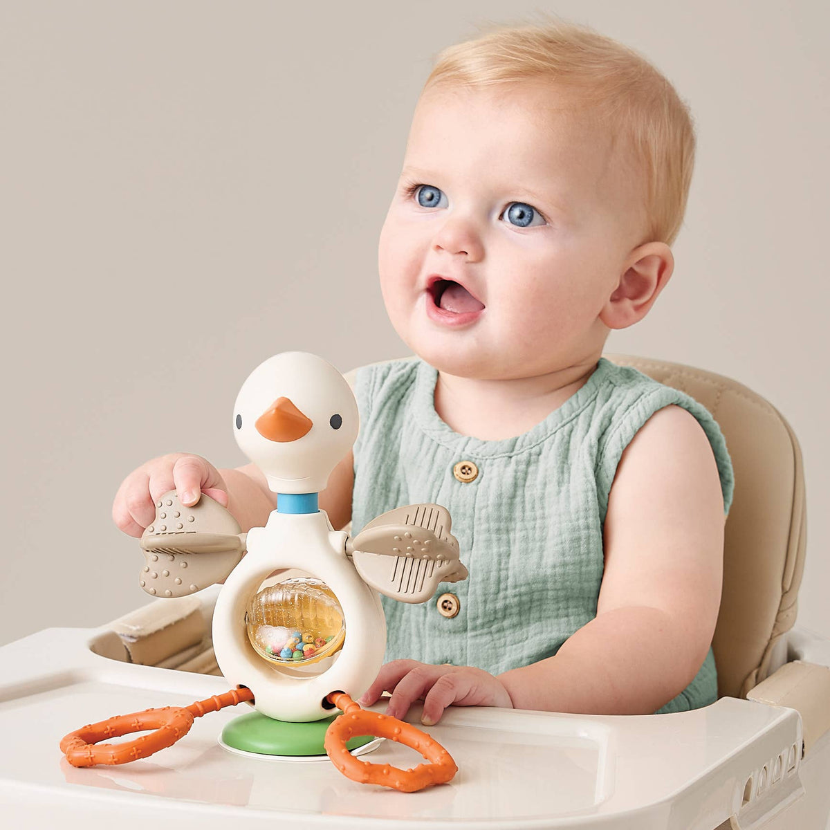 Twist & Bop™ - High Chair Sensory Toy Goose