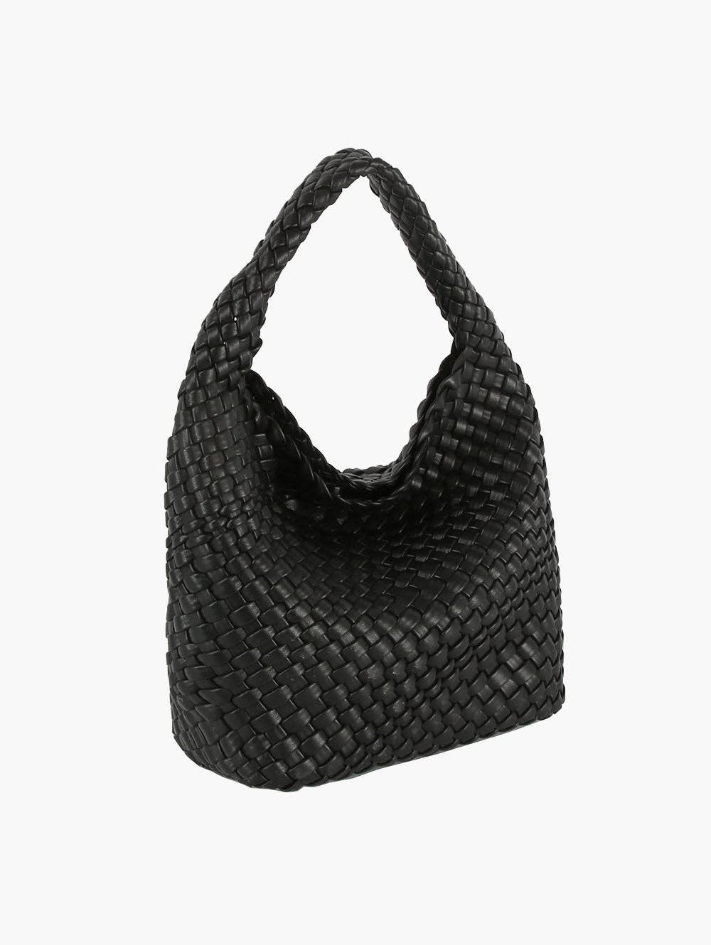 Hobo Handbag With Detachable Shoulder Strap: GREY