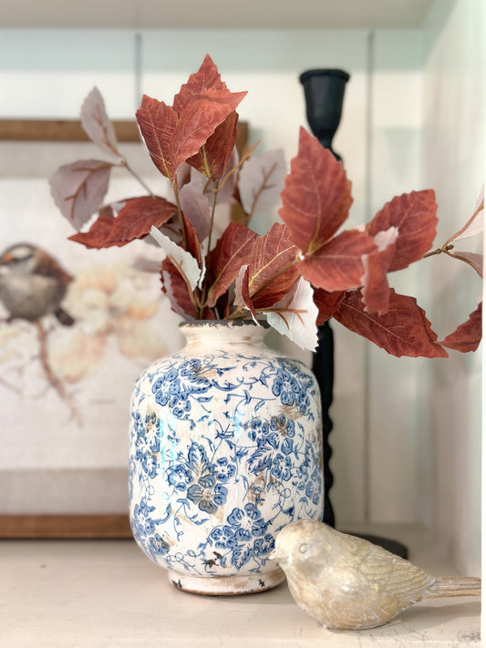 Brown Fall Leaves Pick