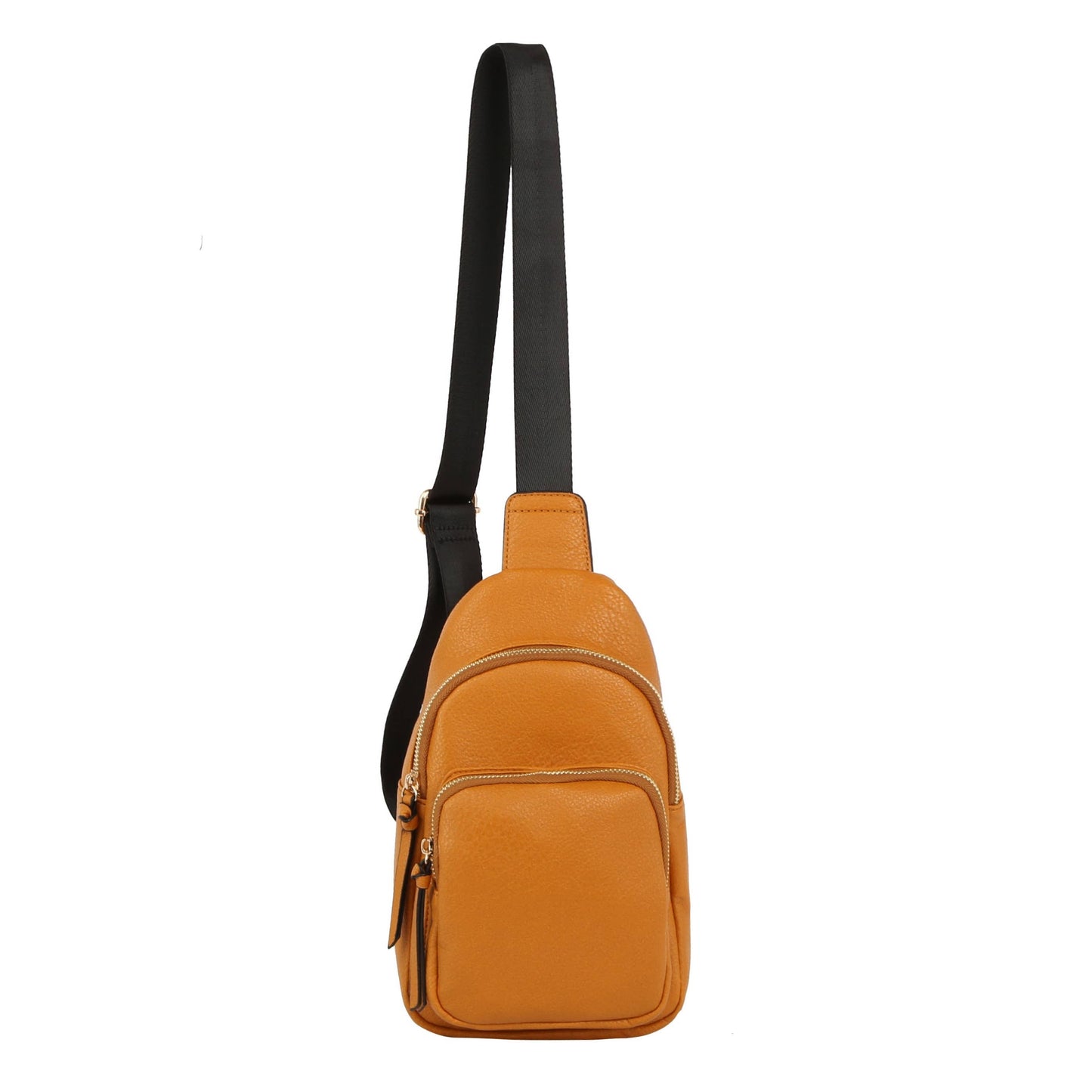 Women Sling Crossbody Fanny Bag: ONE SIZE / Brown