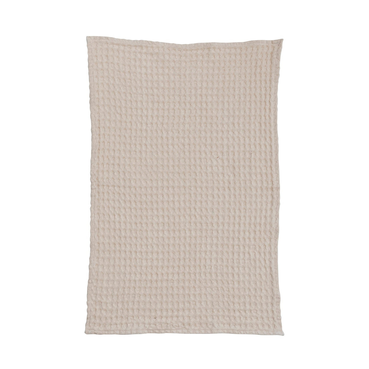 Stonewashed Waffle Weave Natural Towel