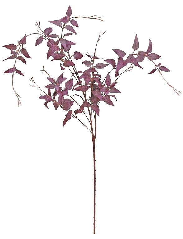 Trailing Clematis Foliage 46", Plum