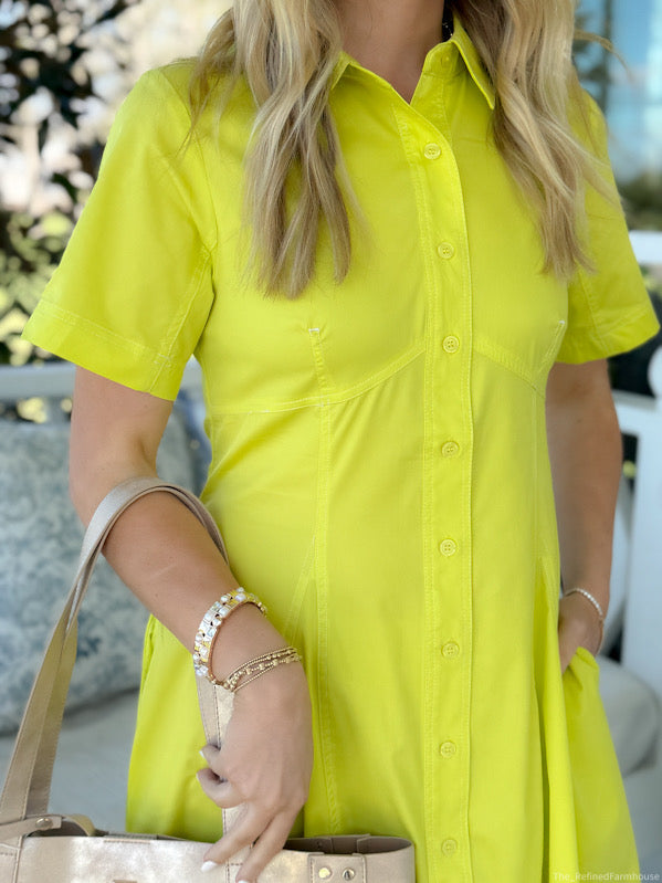 The Gold Kiwi Midi Dress