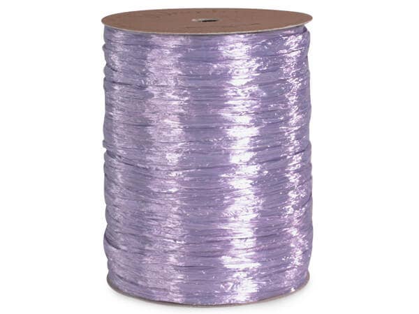 Pearlized Raffia Ribbon: Light Blue, 1 Pack, 100 yards