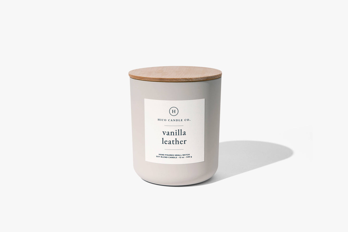 Vanilla Leather Candle: 12oz Candle