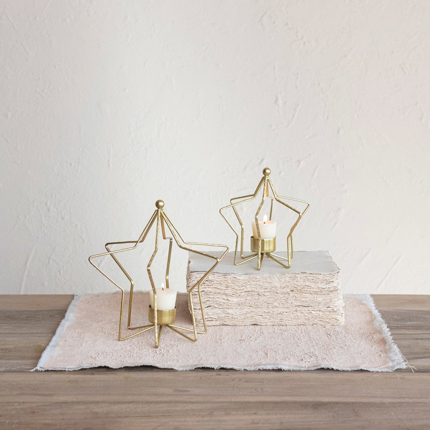 Metal Star Shaped Tealight Holder