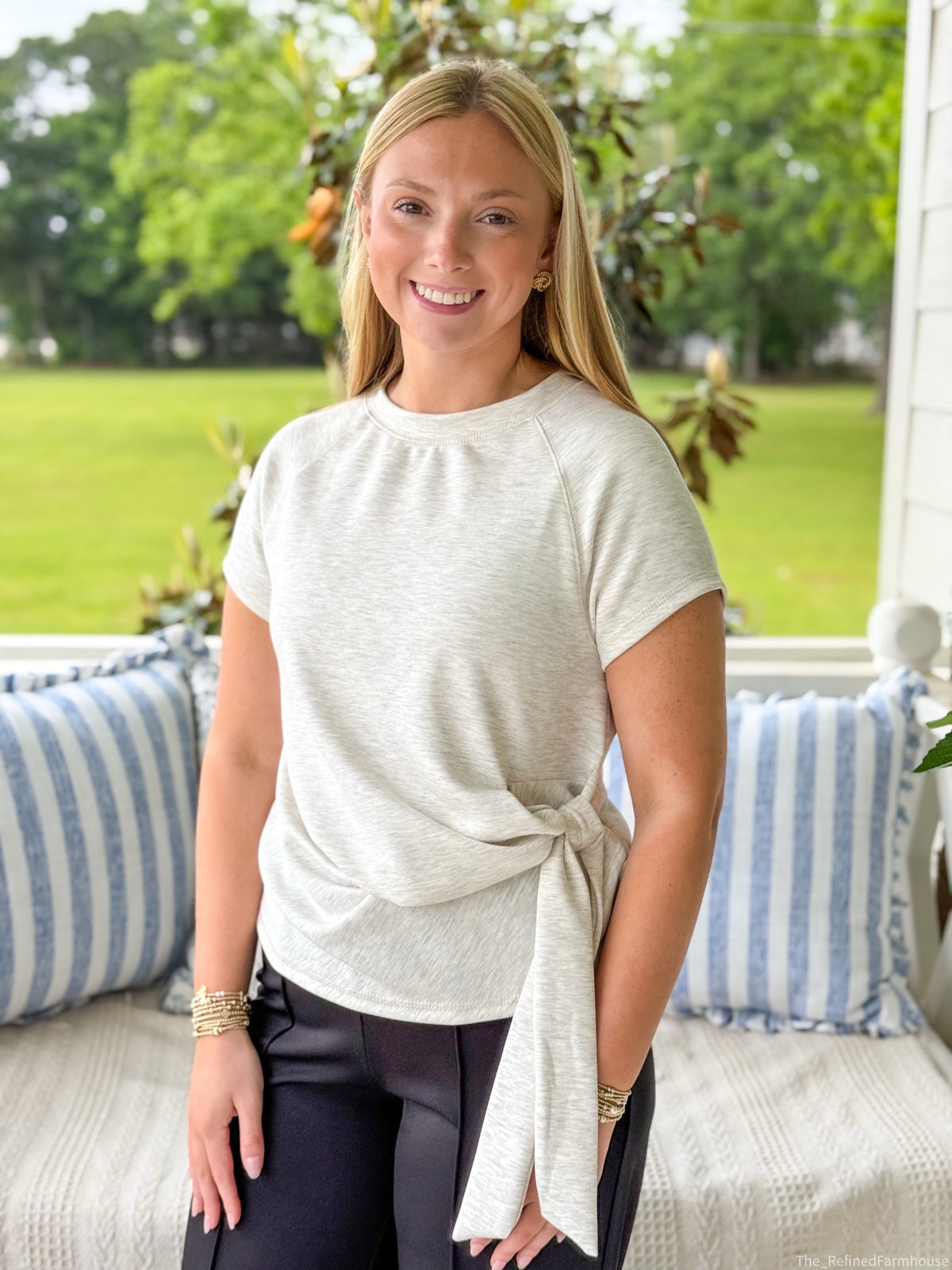 Effortless Side Tie Top