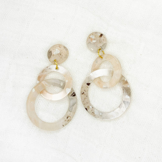 Trinity Earrings: Riverbed