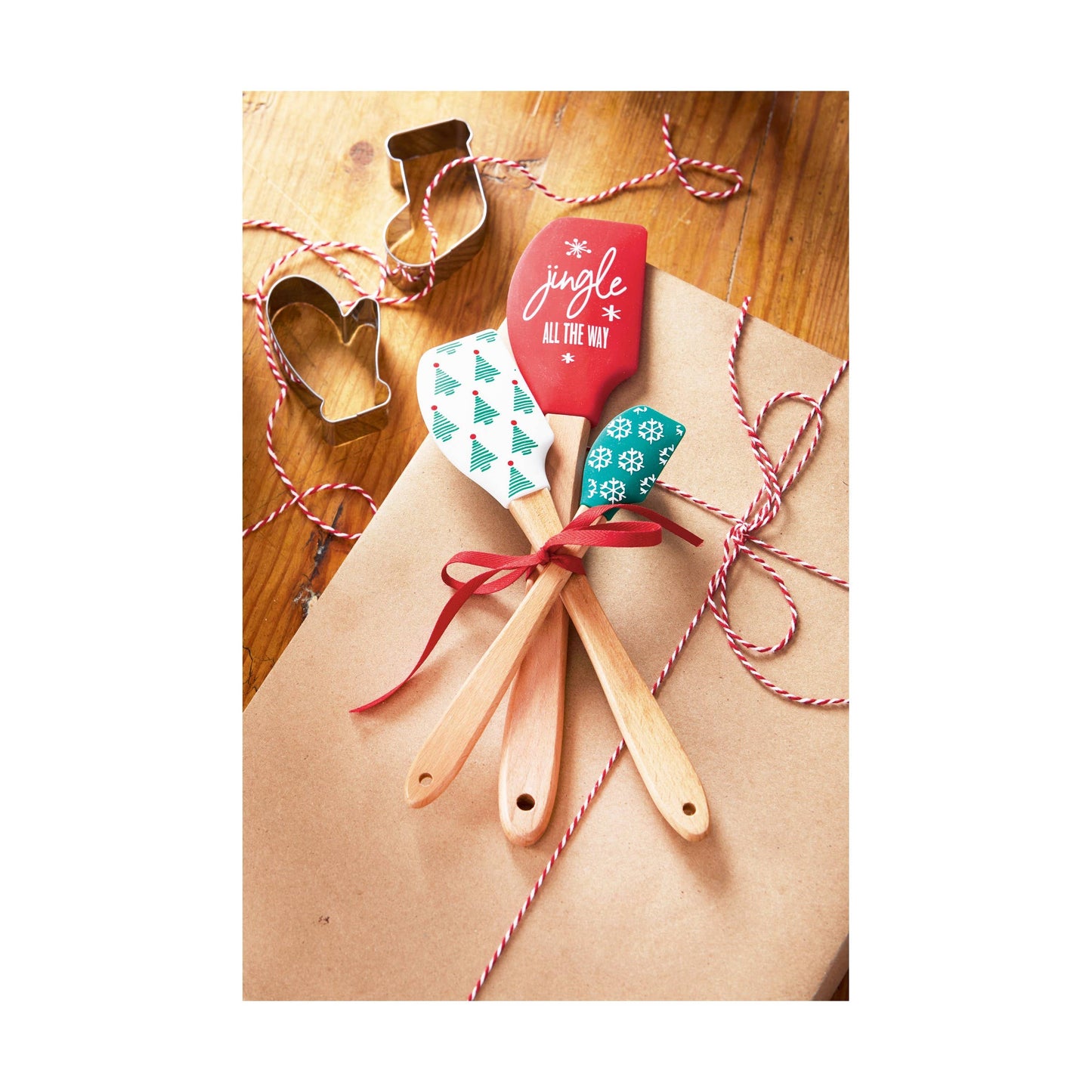 Christmas Festive Spatula Set of 3 - Multi
