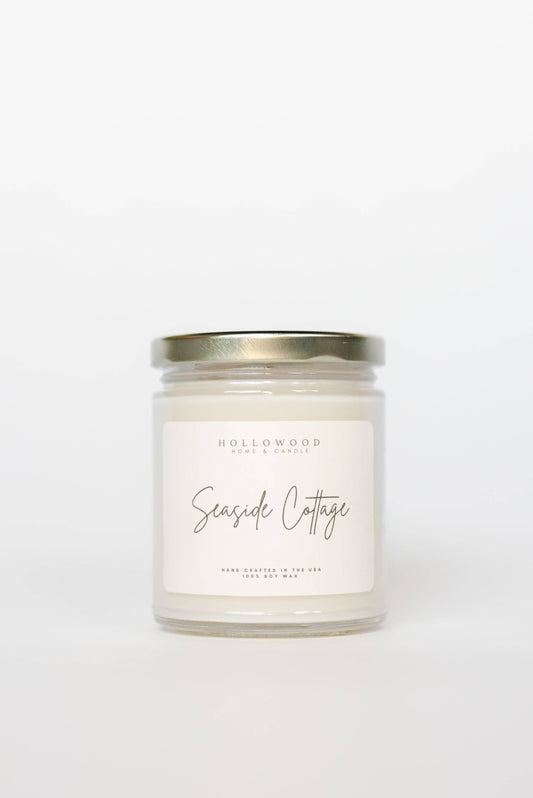 SEASIDE COTTAGE 8 OZ CANDLE: 8 Oz