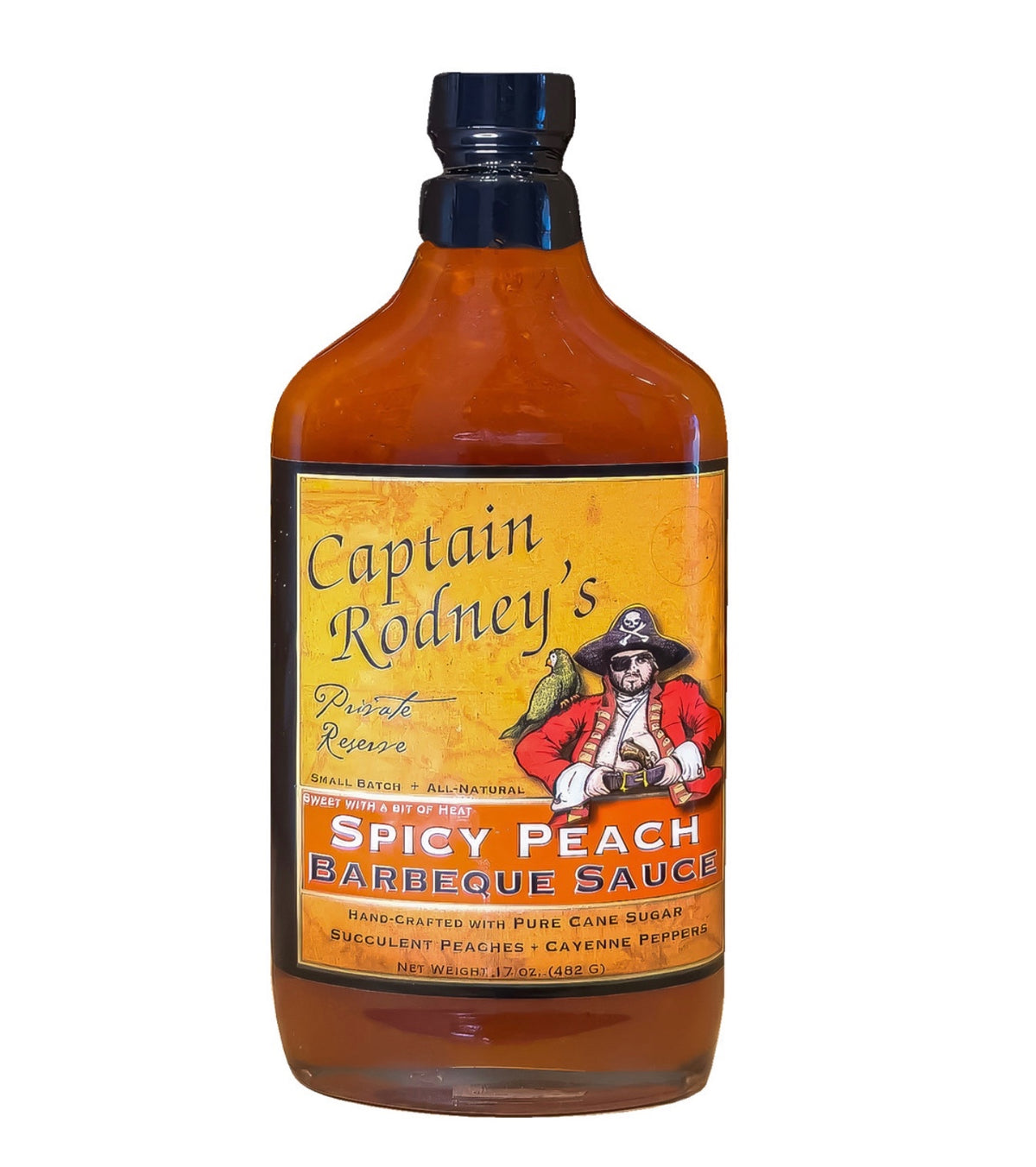 Captain Rodney's Spicy Peach BBQ Sauce