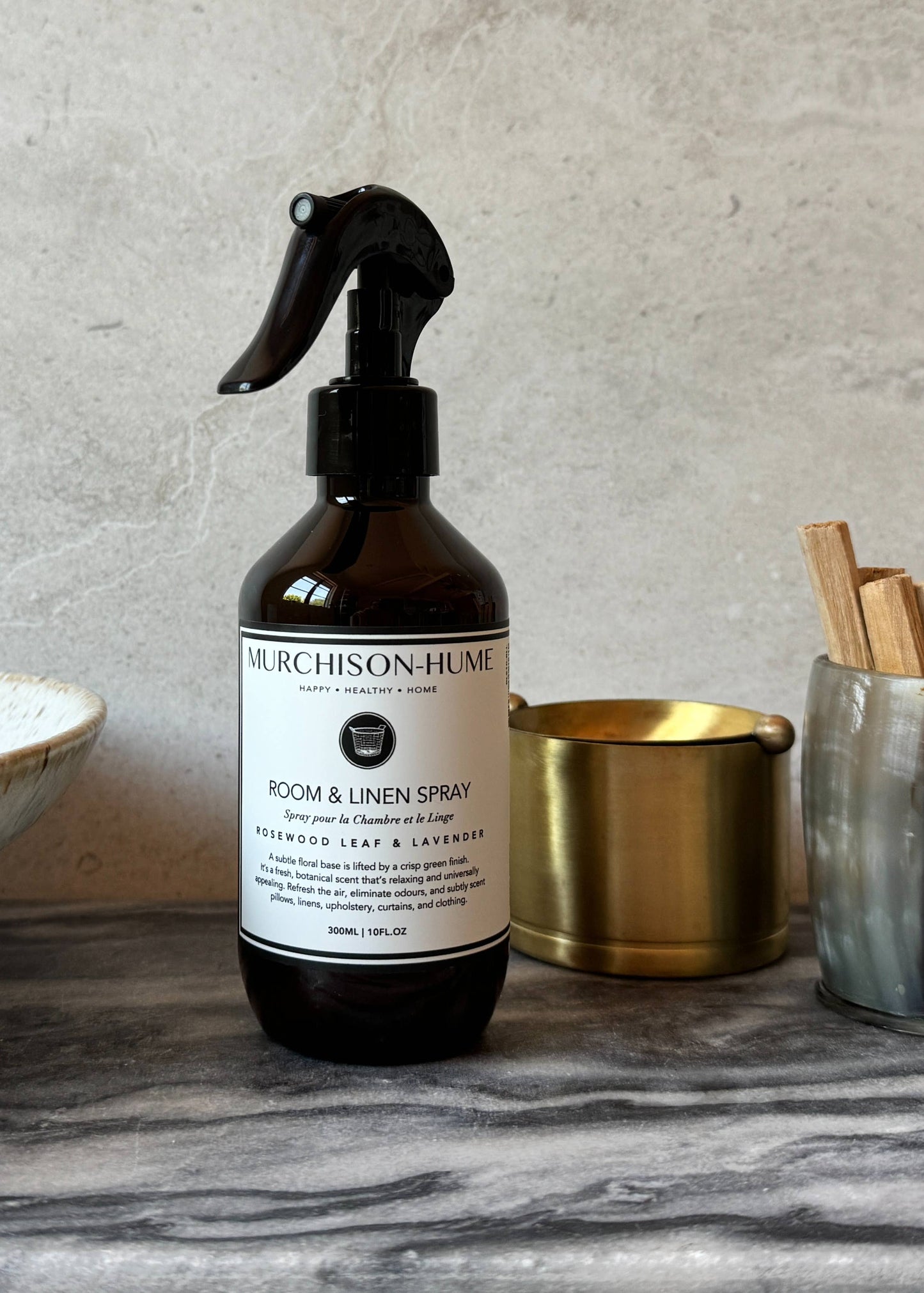 Room & Linen Spray: Basil Mandarin Kale