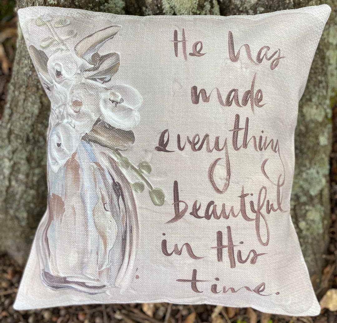 GA He has made pillow