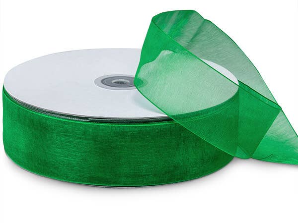 Sheer Organza Gift Packaging Ribbon: Light Blue, 1 Pack, 7/8"x100 yards