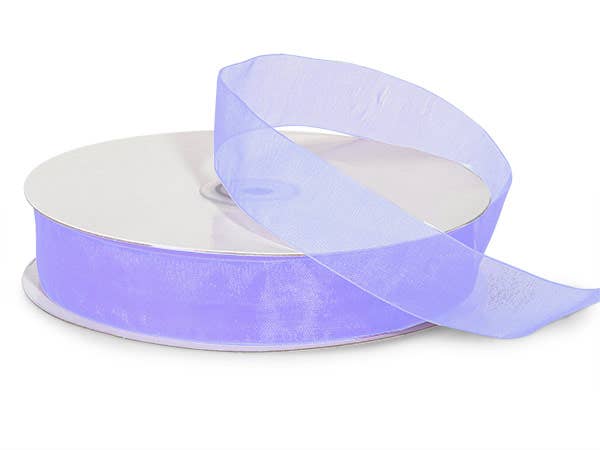 Sheer Organza Gift Packaging Ribbon: Light Blue, 1 Pack, 7/8"x100 yards