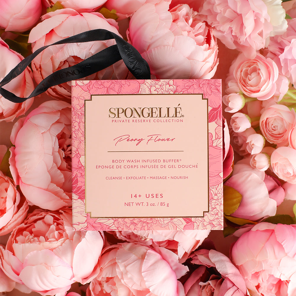 Peony Flower Boxed Flower Spongelle