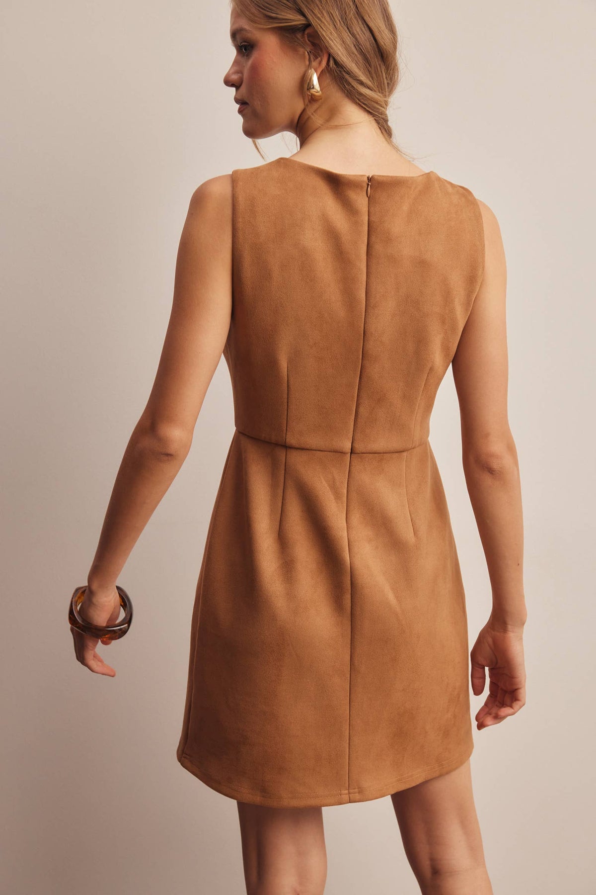 Autumn Muse Suede Dress