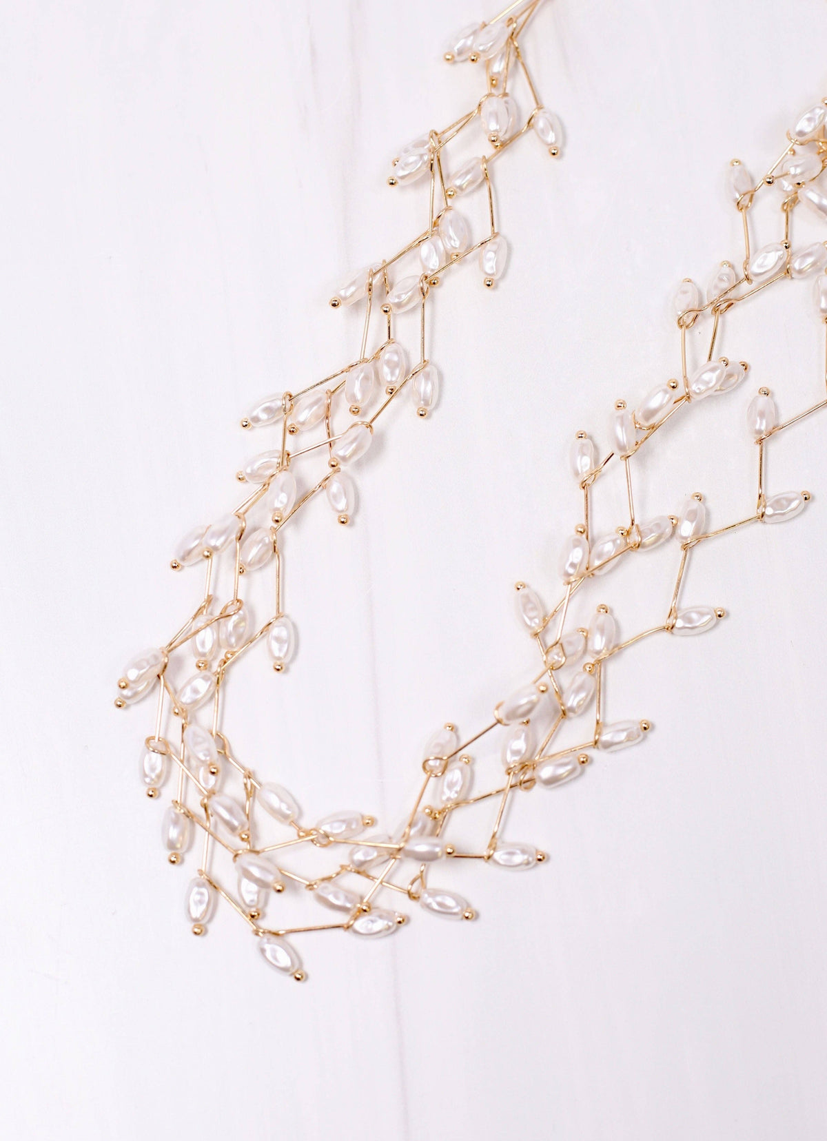 Willman Pearl Necklace GOLD: Default