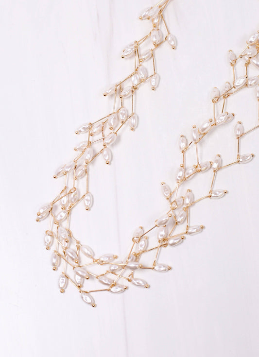 Willman Pearl Necklace GOLD: Default
