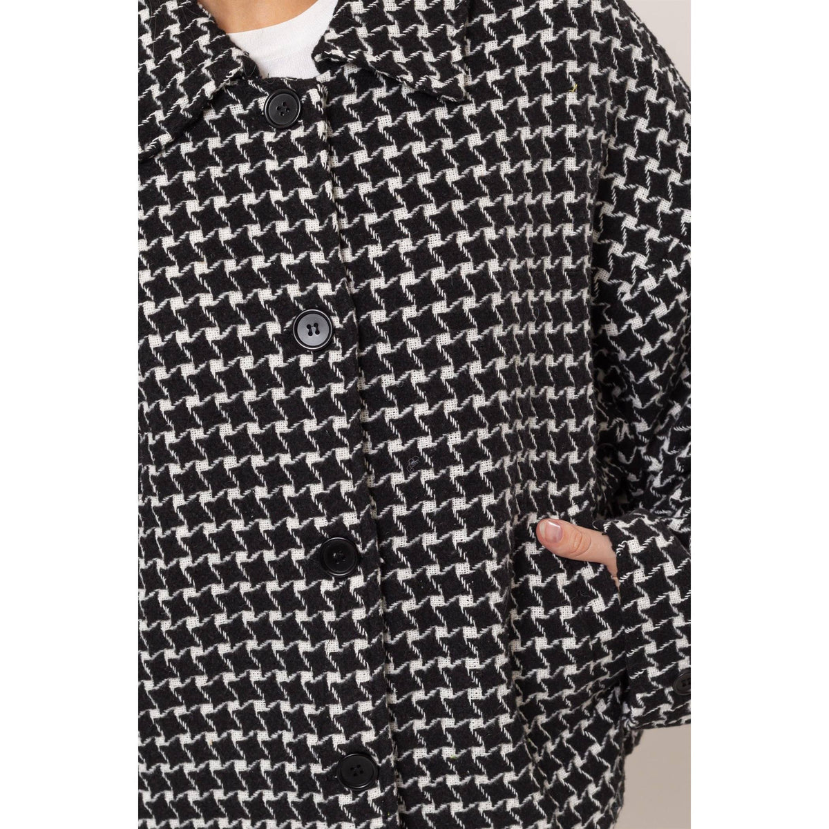 Luxe Houndstooth Jacket