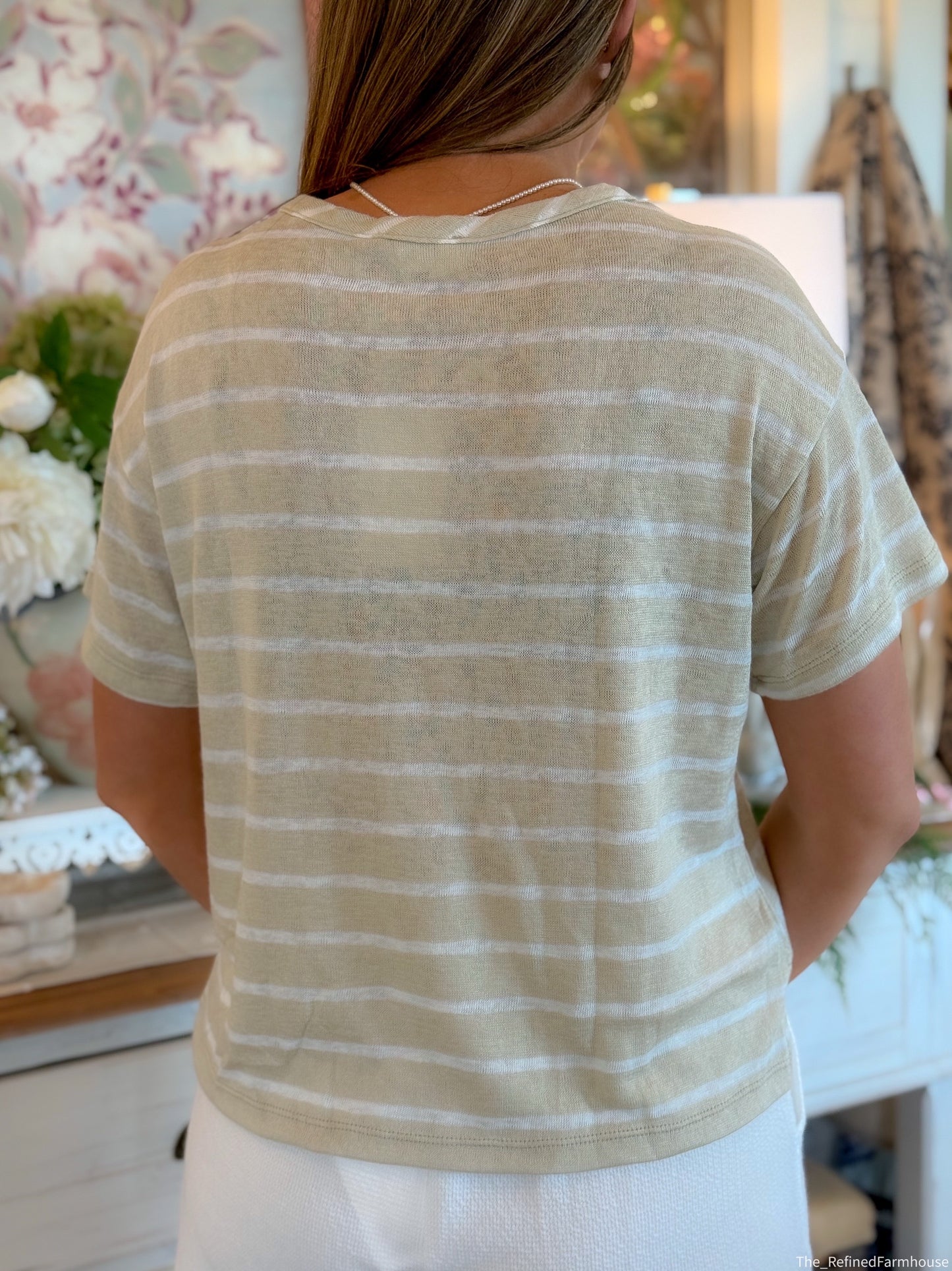Soft Horizon Stripe Top