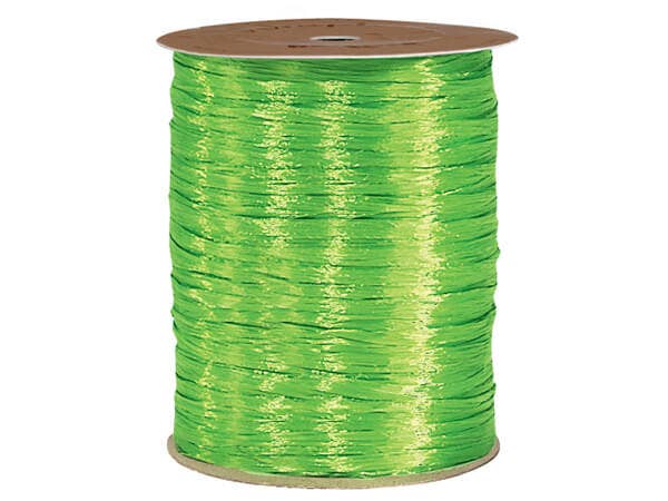 Pearlized Raffia Ribbon: Light Blue, 1 Pack, 100 yards