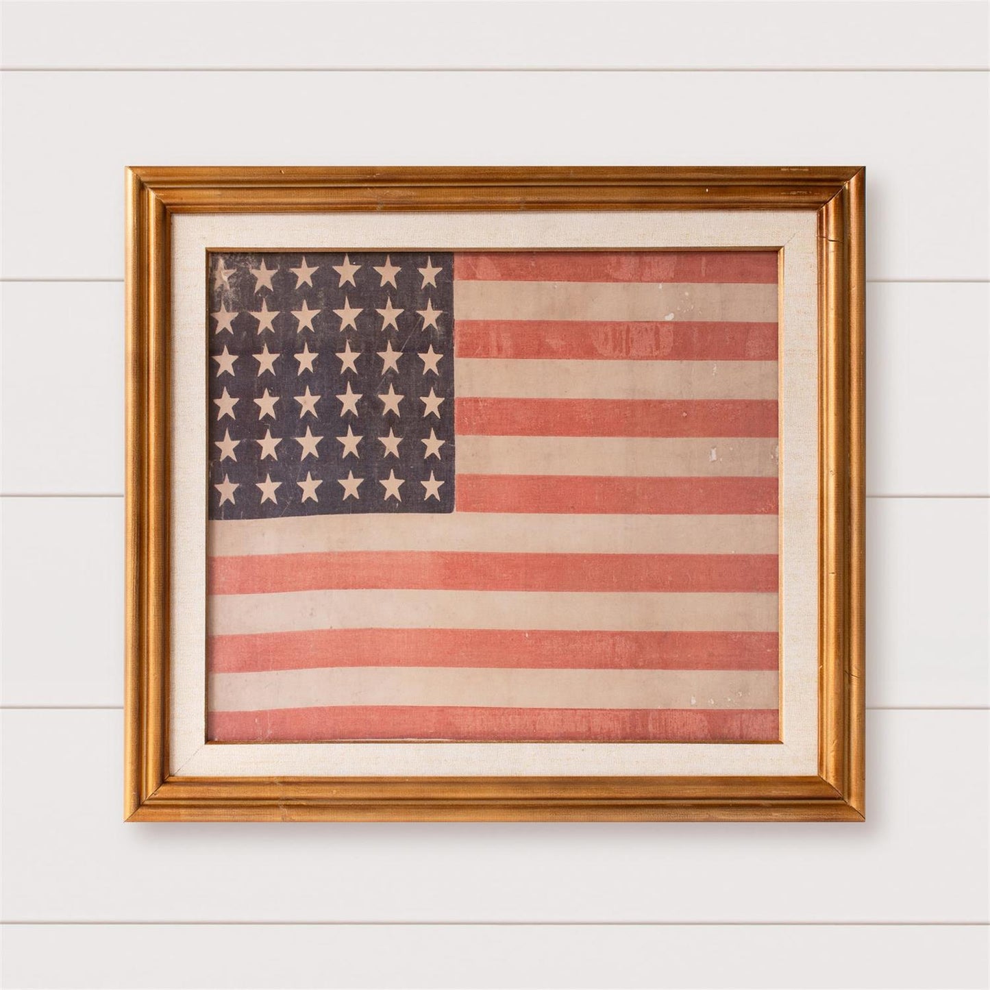 1865 Heritage American Flag Framed Print