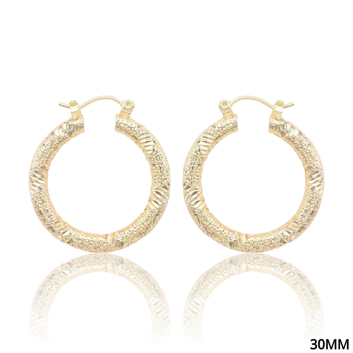 Gold Textured Aluminum Light Weight 1.5" Hoop