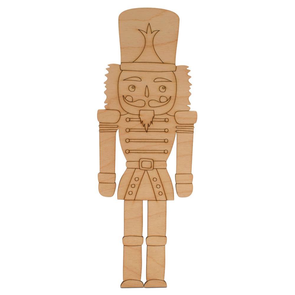 Nutcracker Cutout with Detail: 12"