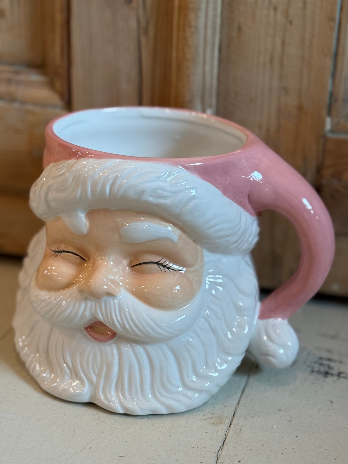 Pink Santa container