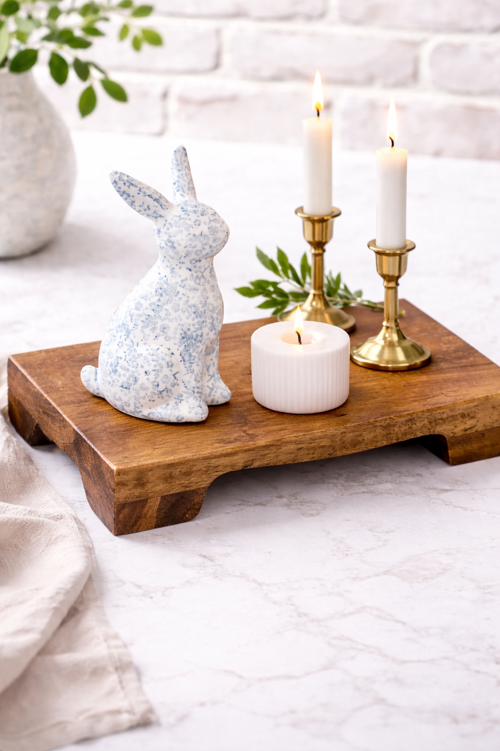 Wood Pedestal