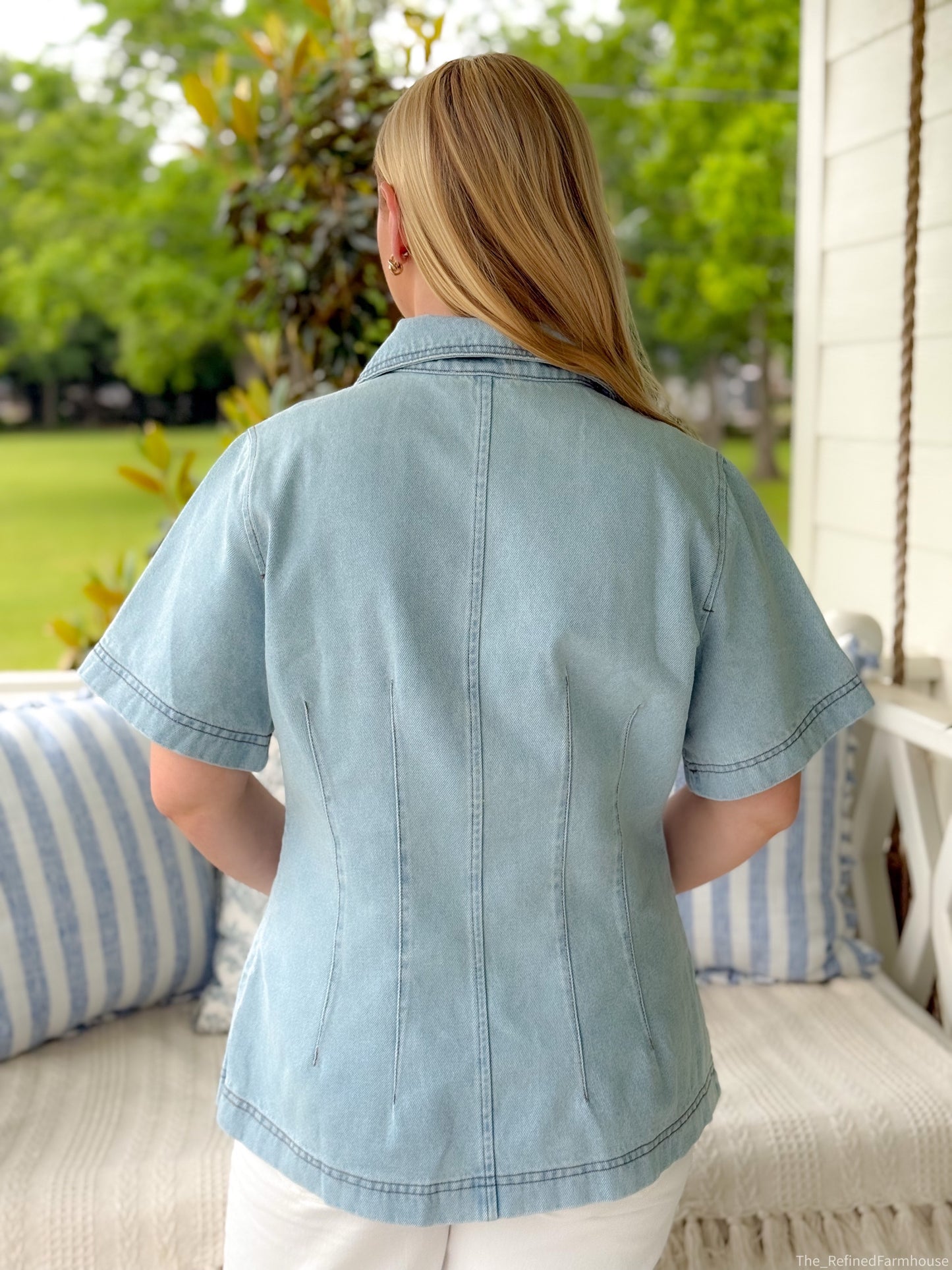Denim Darling Top