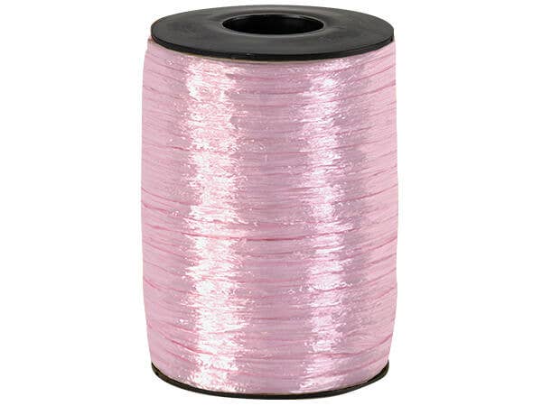 Pearlized Raffia Ribbon: Light Blue, 1 Pack, 100 yards