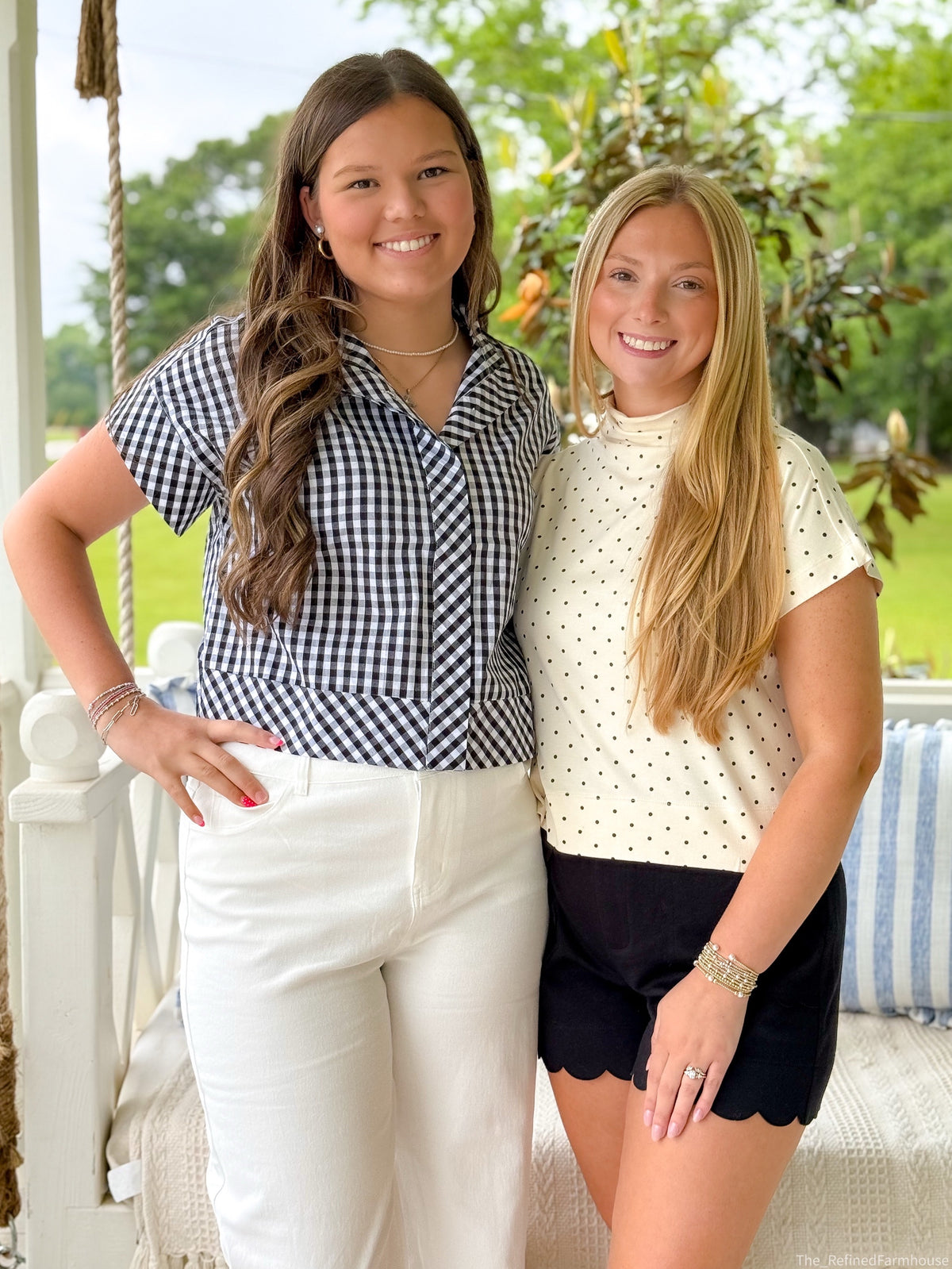 Graceful Dot Blouse