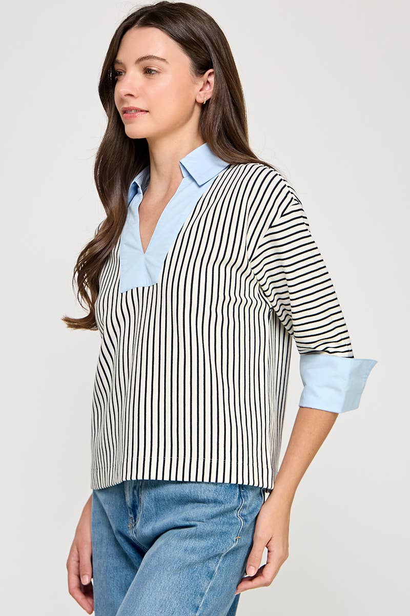 Harbor View Striped Top